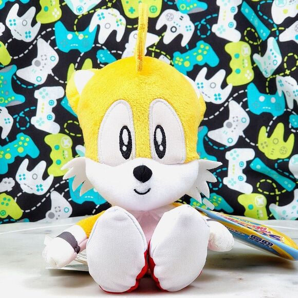 Jakks Pacific Sonic The Hedgehog Tails 8" GO SEGA Collectible Video Game Plush - Picture 2 of 7